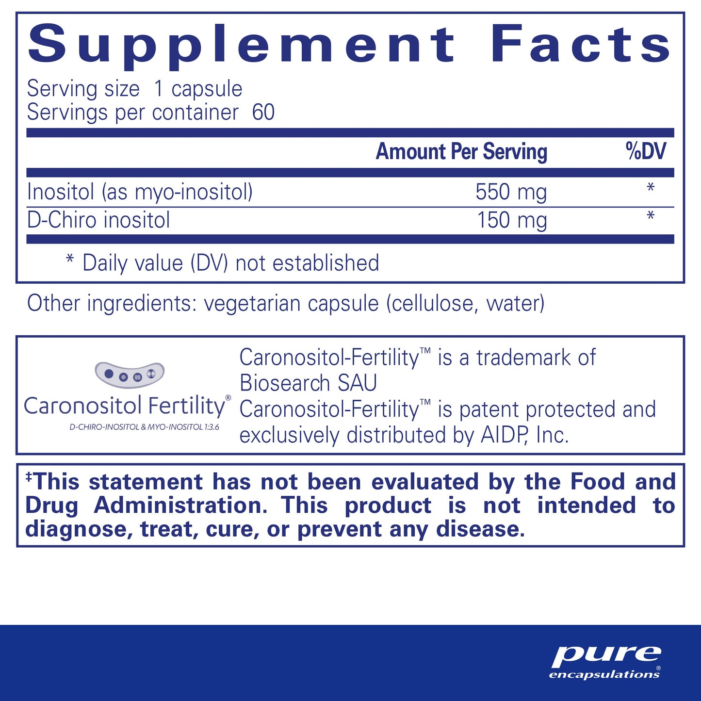Pure Encapsulations Inositol Complex