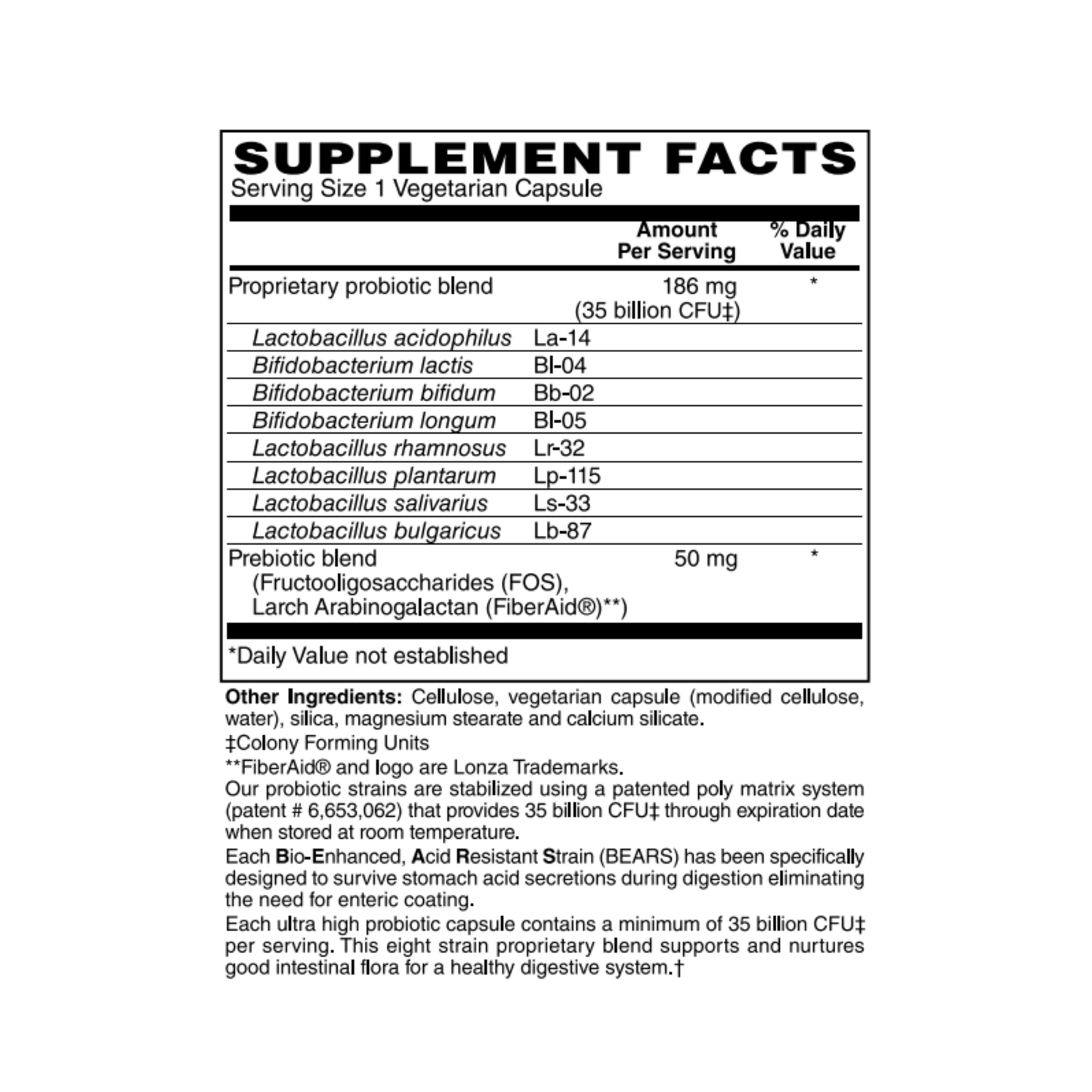 35 Billion Probiotic