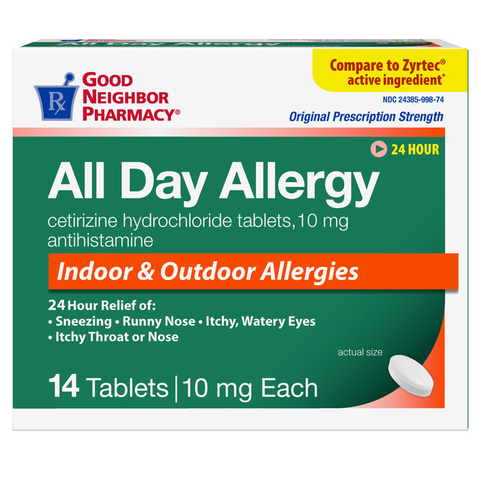 Good Neighbor Pharmacy All Day Allergy medication cetirizine