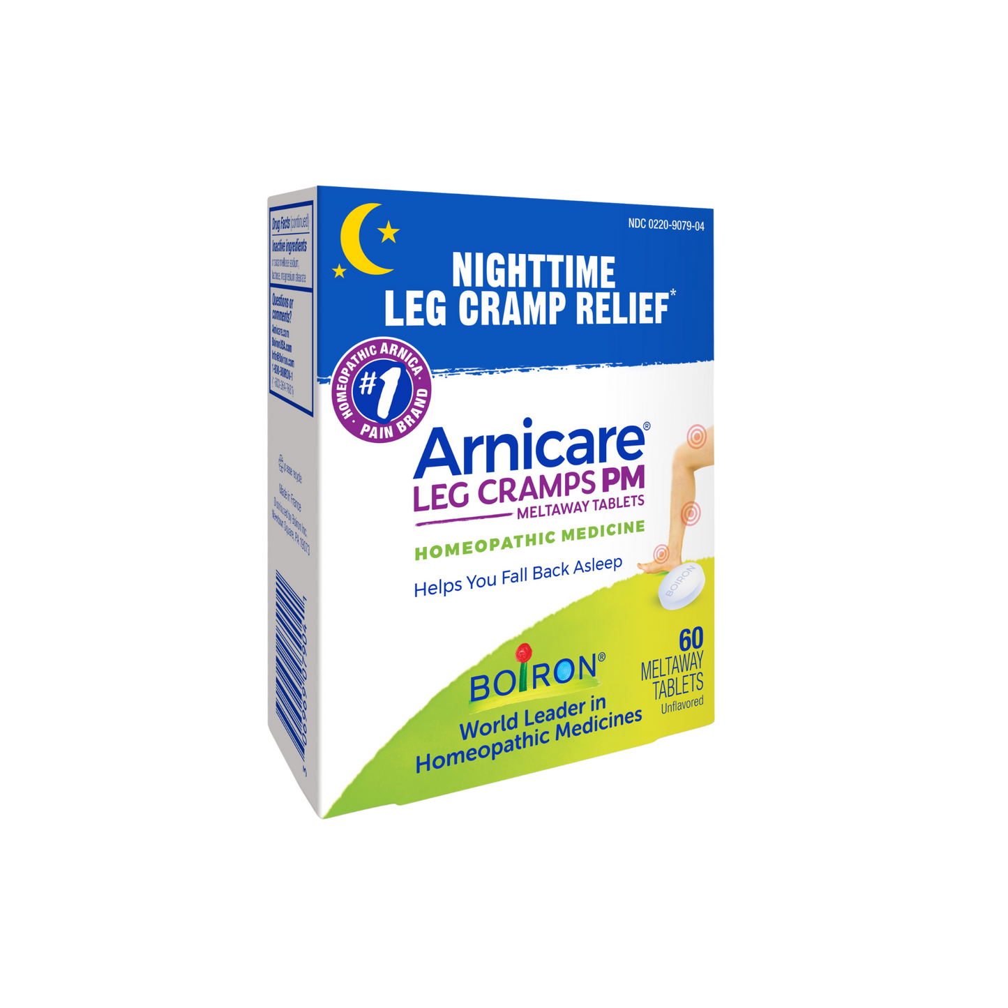 Boiron Arnicare Leg Cramps PM Meltaway Tablets