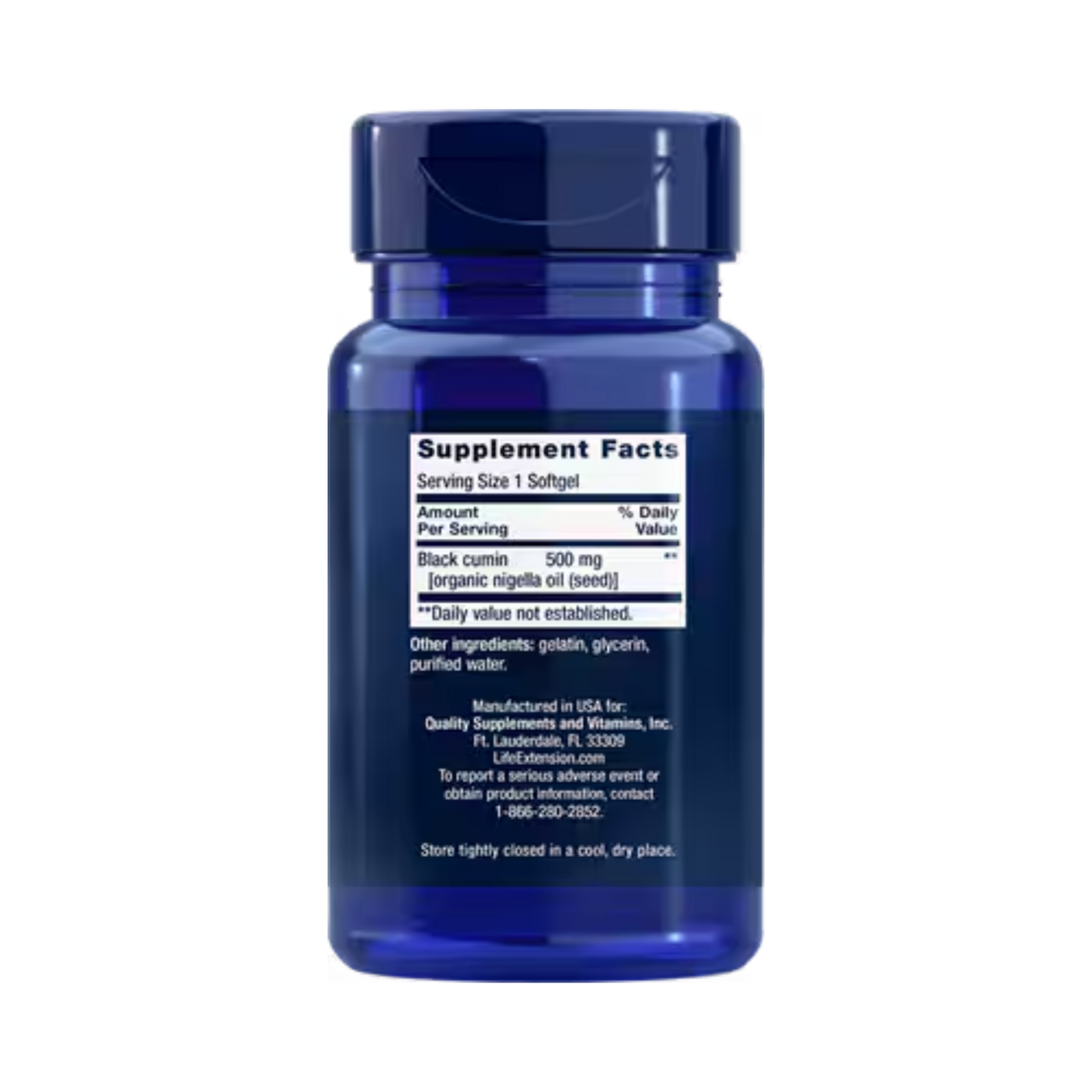 Life Extension Black Cumin Seed Oil