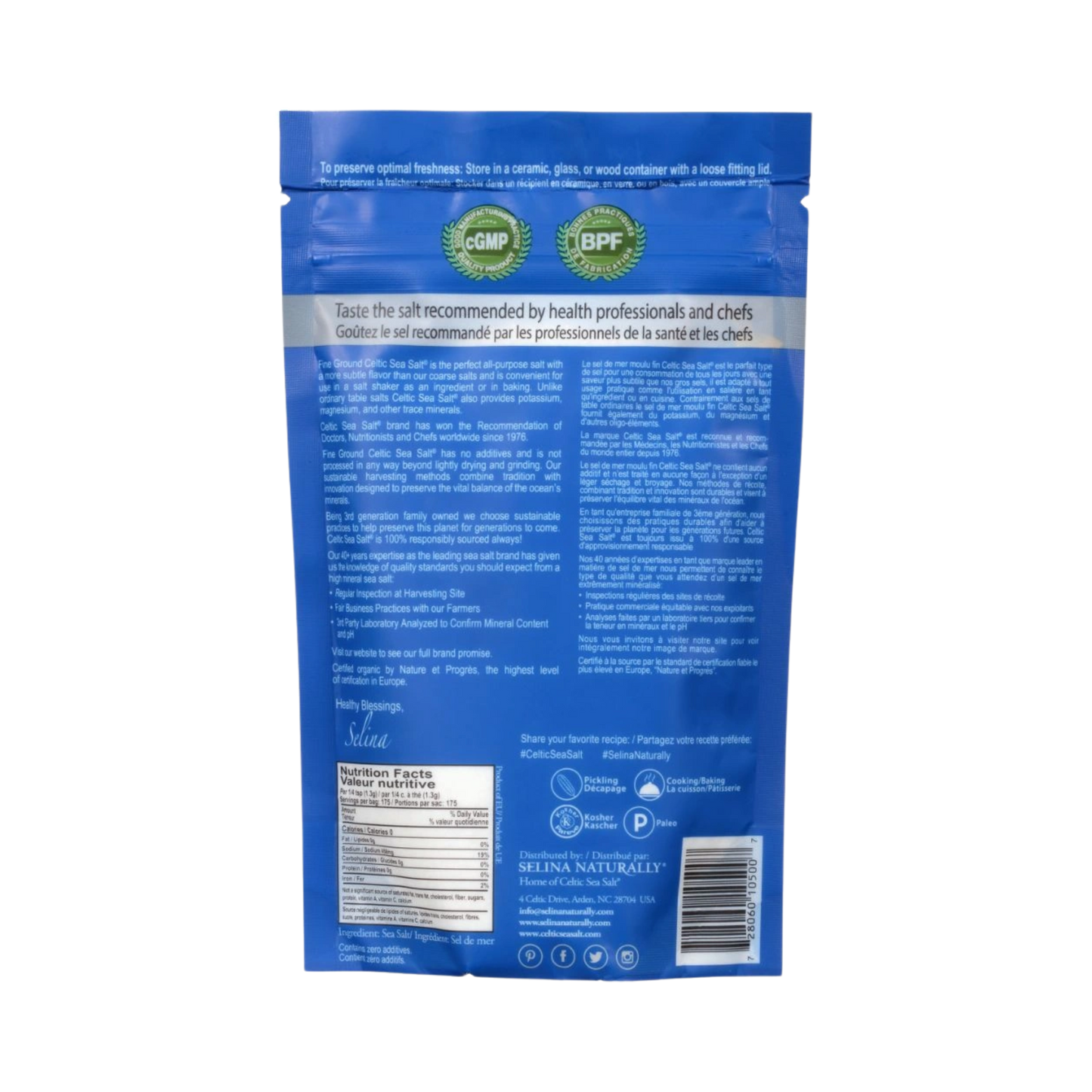 Celtic Sea Salt Fine Ground