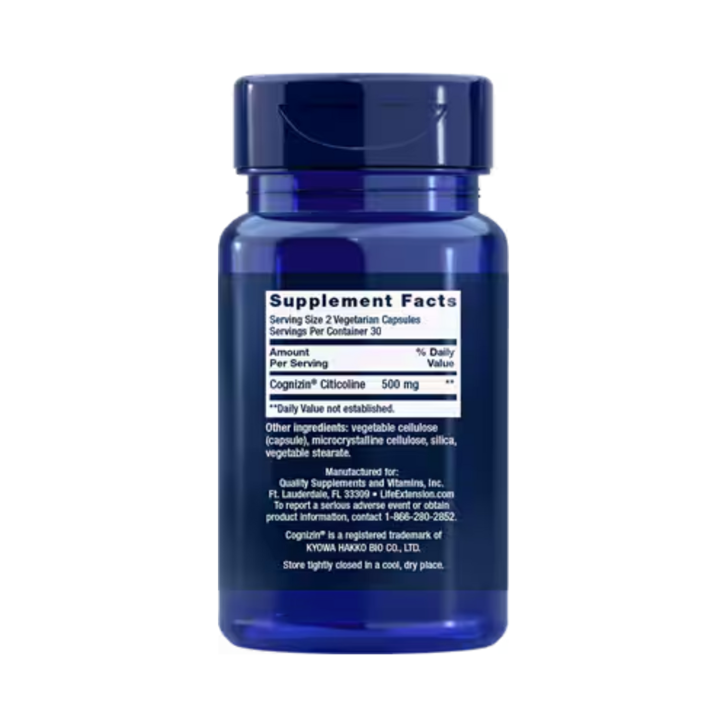 Life Extension Citicoline (CDP-Choline)
