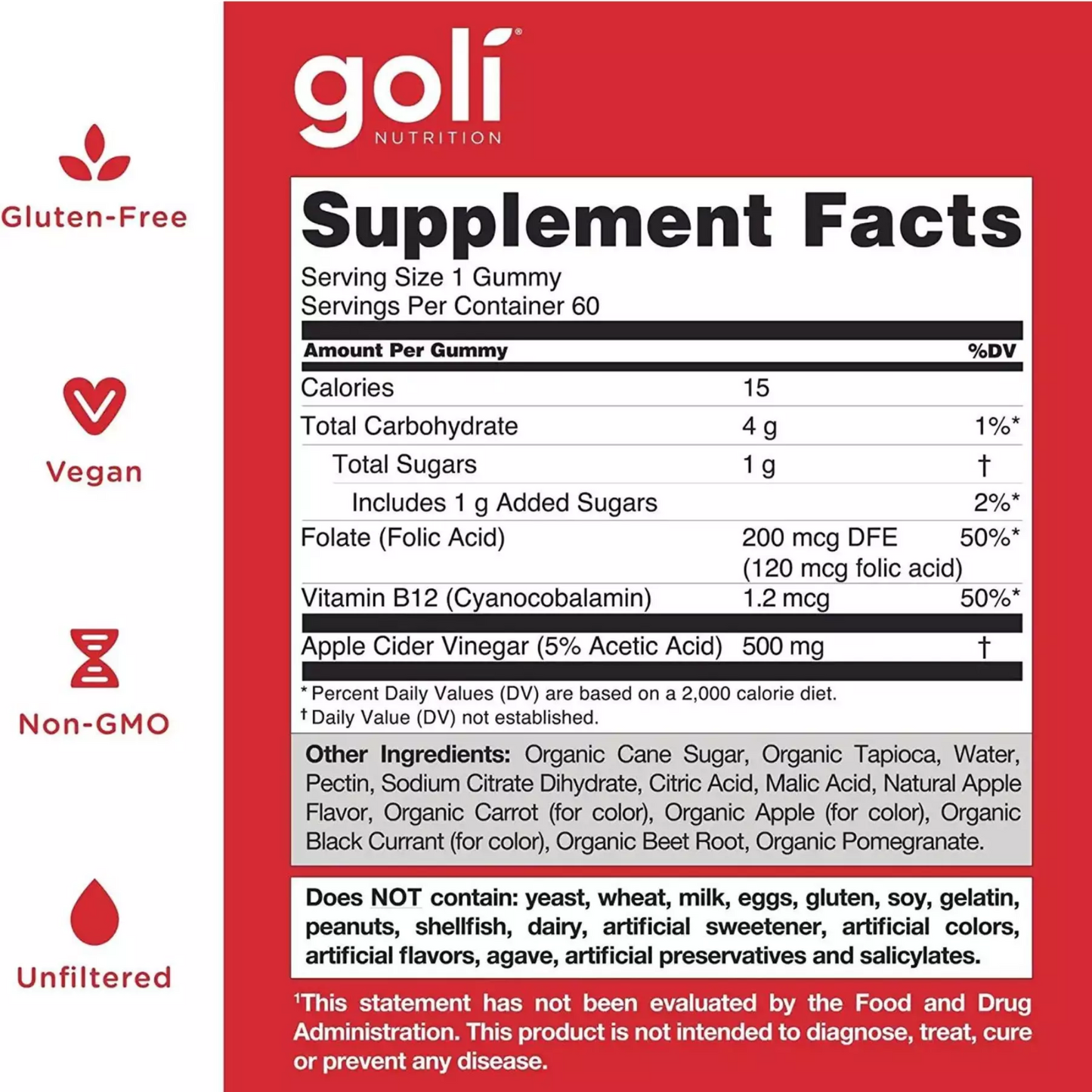 Goli Apple Cider Vinegar Gummies