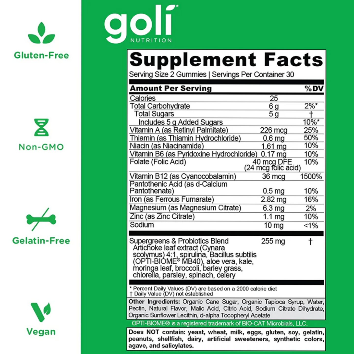 Goli Supergreens Gummies