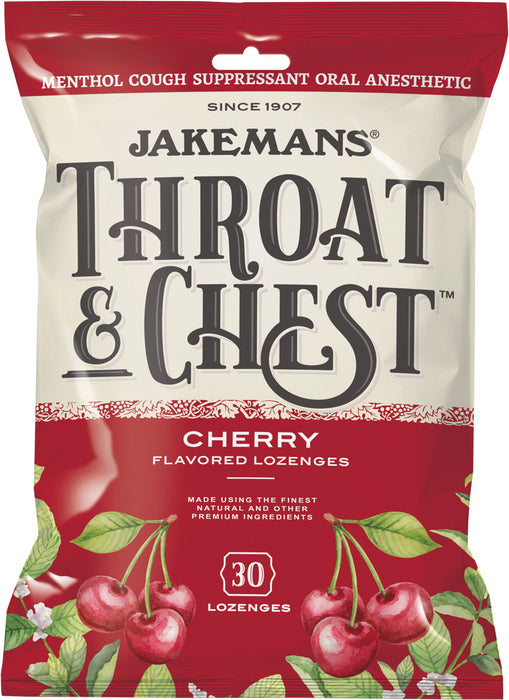 Jakeman's Throat and Chest Cherry Lozenges