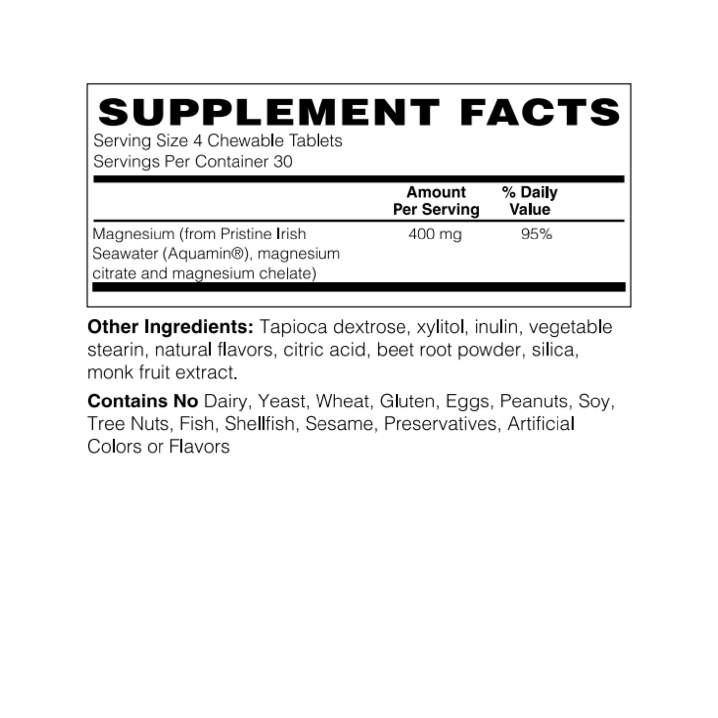 Magnesium Chewable - Berry Lemonade Flavor