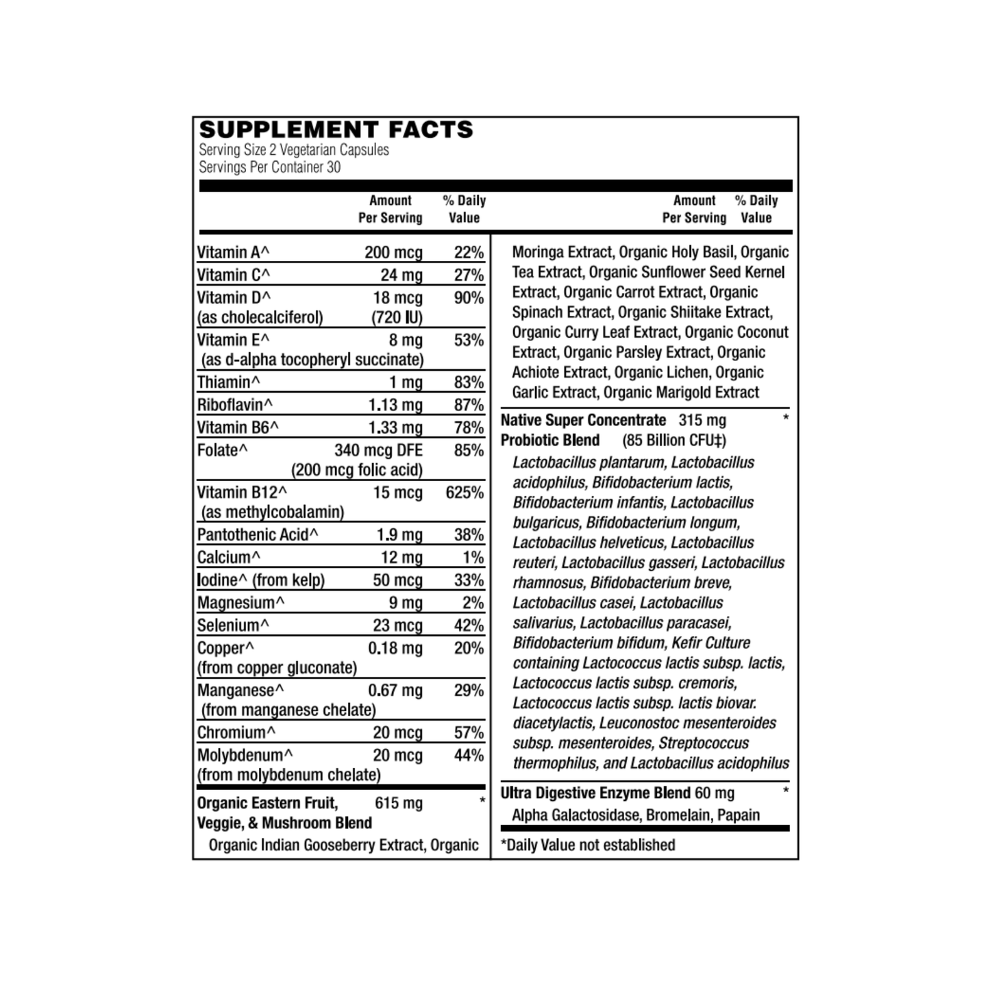 Men's 85 Billion Probiotic Formula