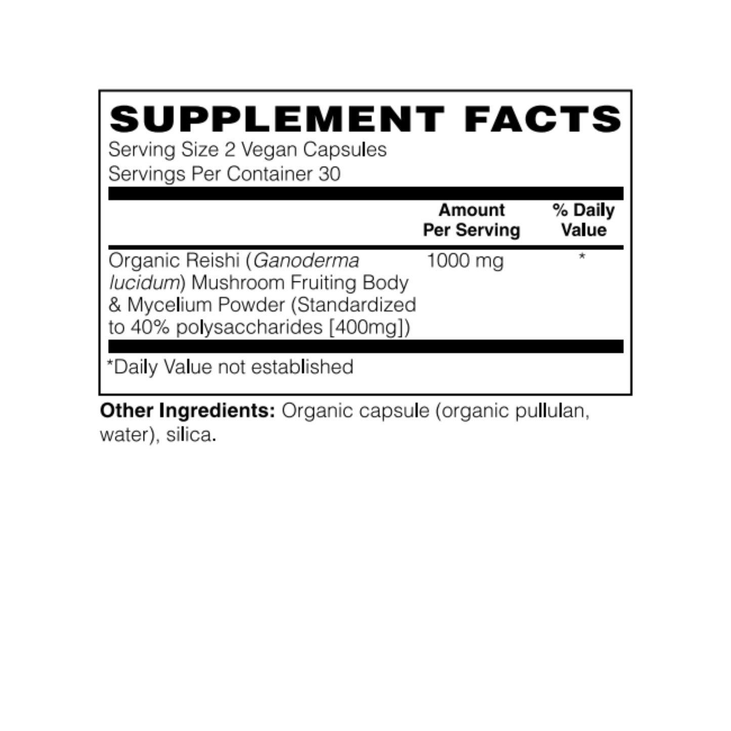 Organic Reishi Mushroom