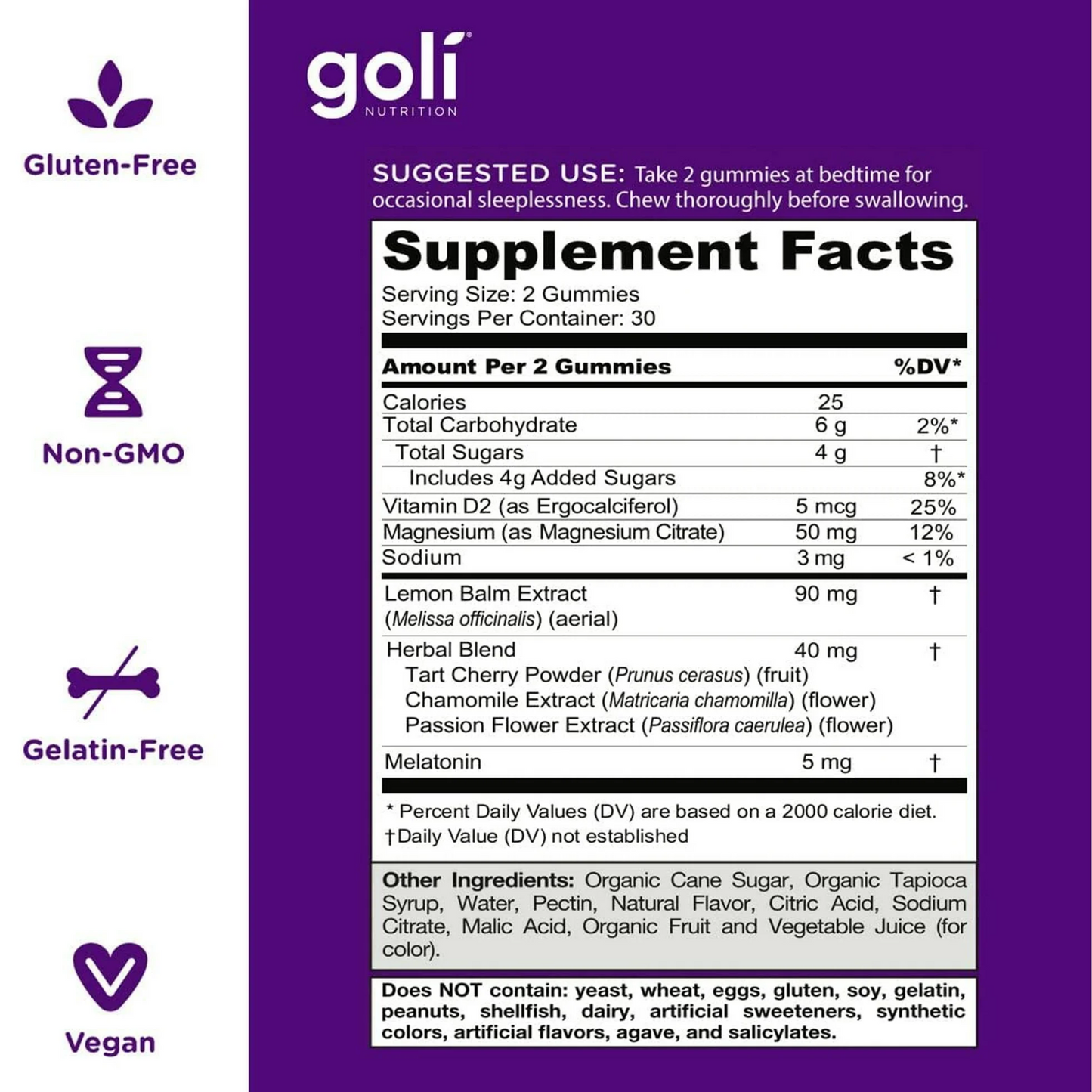 Goli Dreamy Sleep Gummies