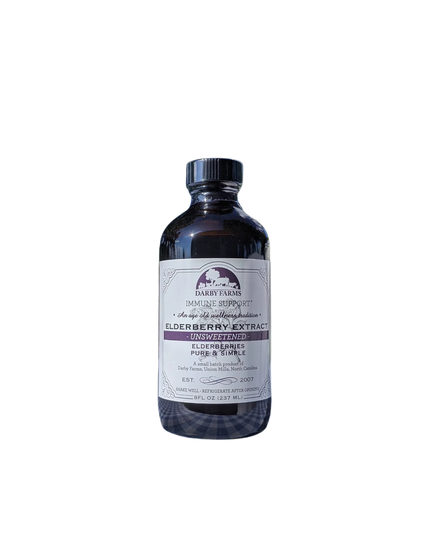 Elderberry Syrup - Unsweetened 8oz