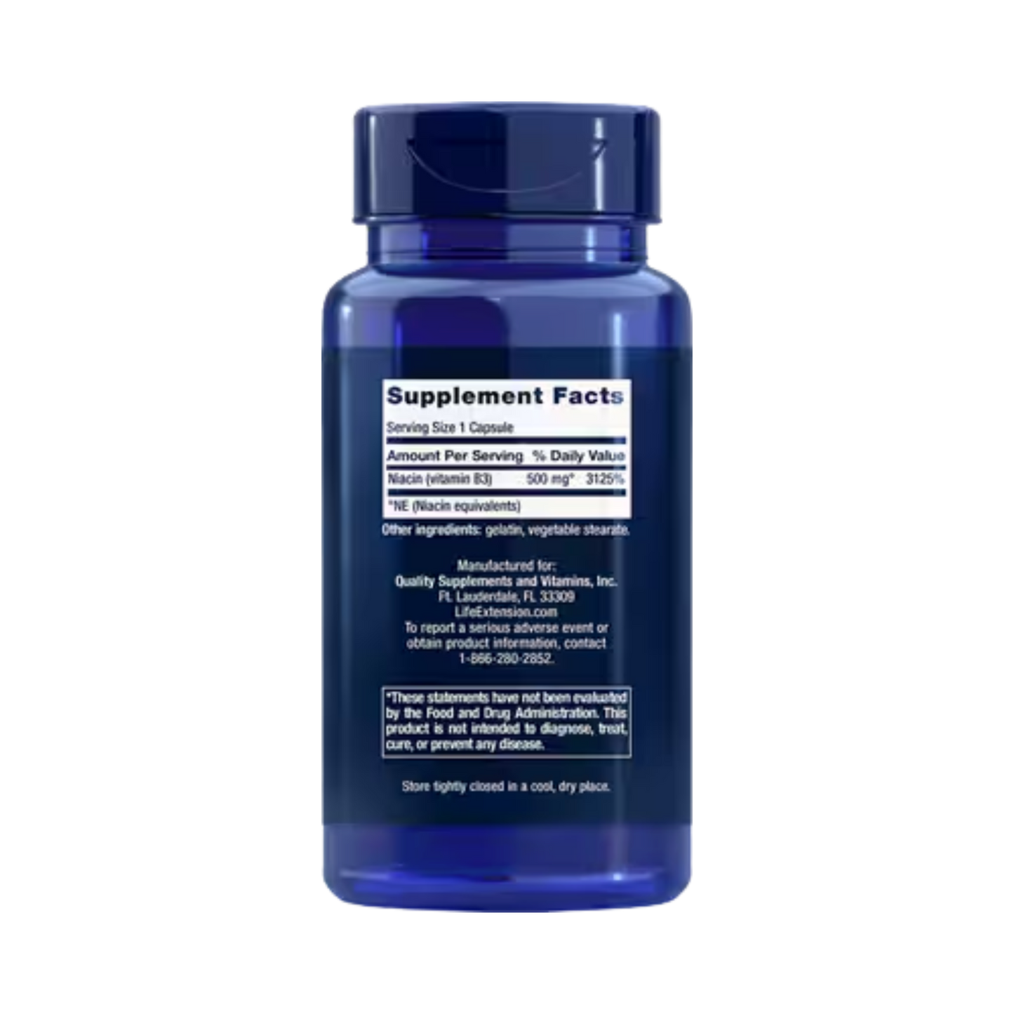 Life Extension Vitamin B3 Niacin