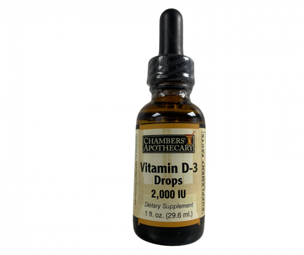 Vitamin D-3 Drops 50mcg (2,000 IU)