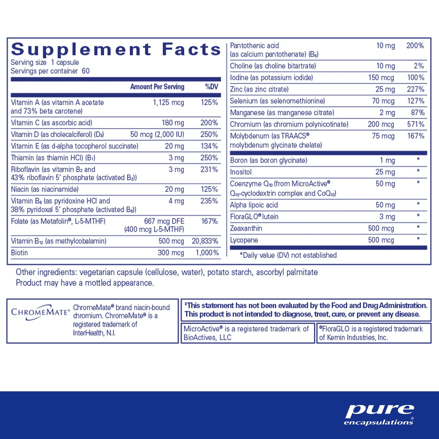 Pure Encapsulations O.N.E. Multivitamin
