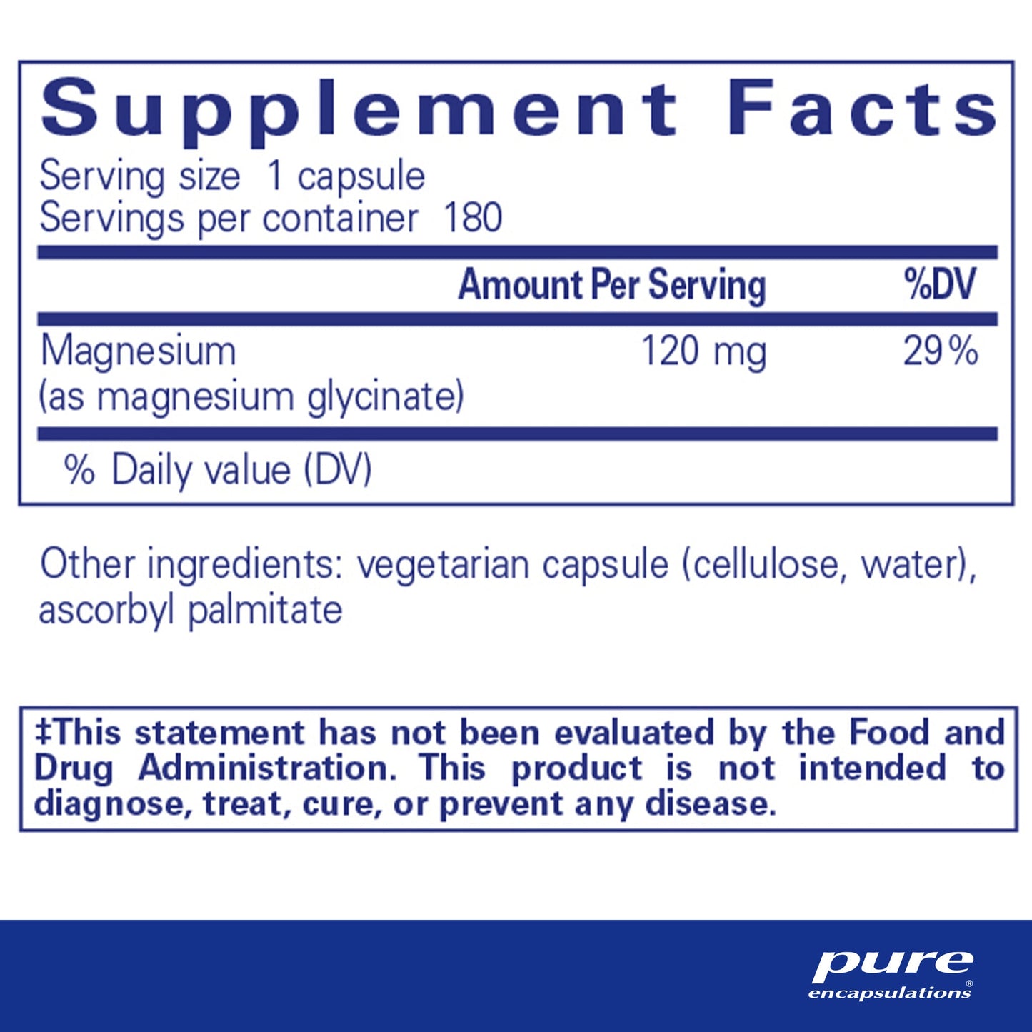Pure Encapsulations Magnesium (glycinate)