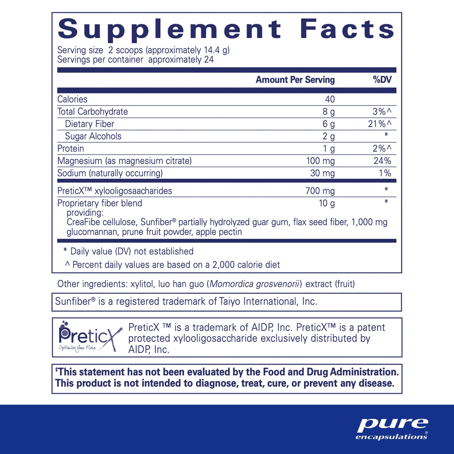 Pure Encapsulations PureLean Fiber