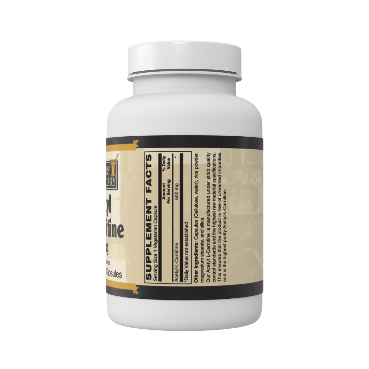 Acetyl-l-carnitine 500mg 60c