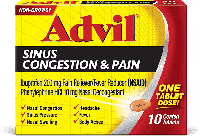 Advil Sinus Congestion & Pain