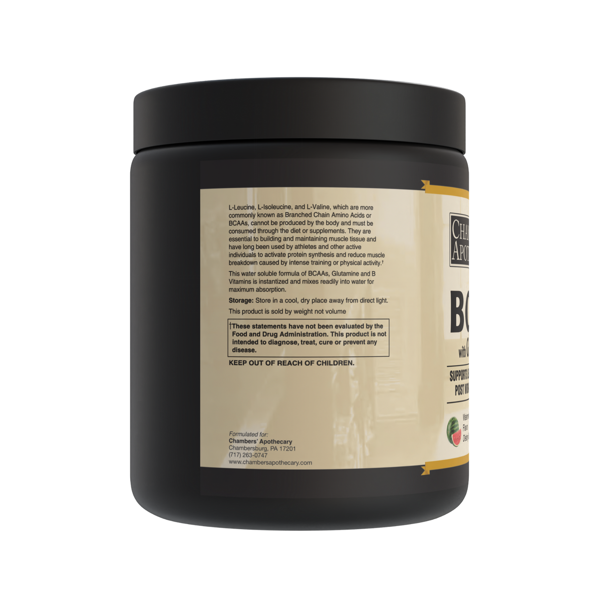 BCAA Powder 11.65 oz – Chambers Apothecary