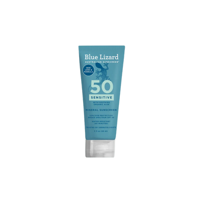 Blue Lizard Sensitive Mineral SPF 50 Sunscreen Lotion