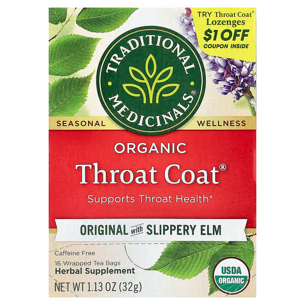Traditional Medicinals Organic Throat Coat Tea