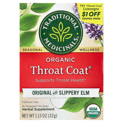 Traditional Medicinals Organic Throat Coat Tea