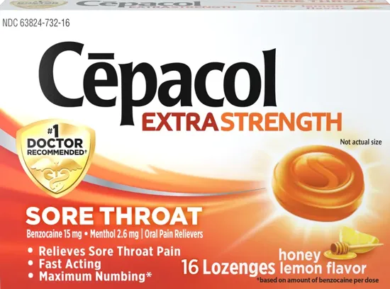 Cepacol Extra Strength-Honey Lemon