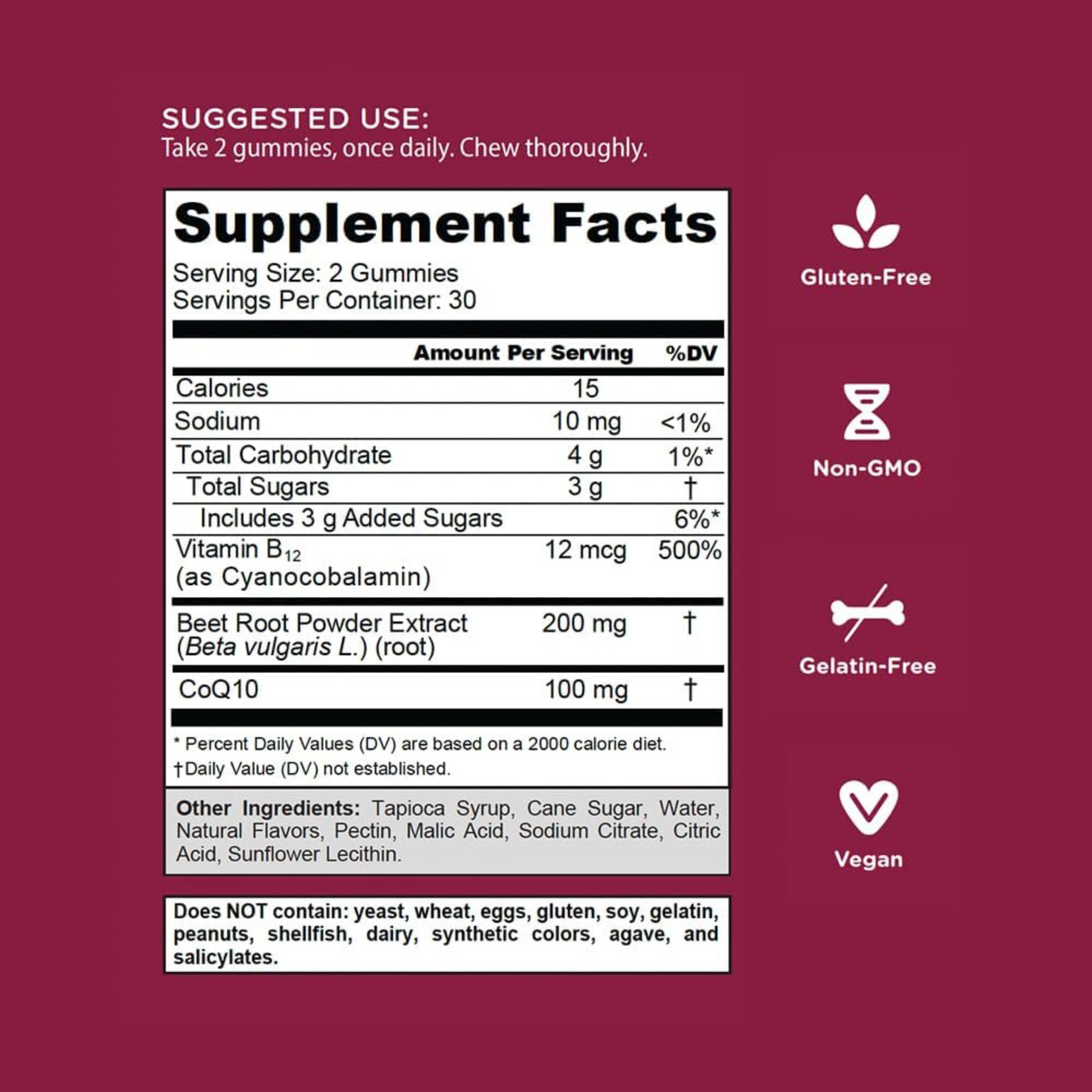 Goli Beets Cardio Gummies