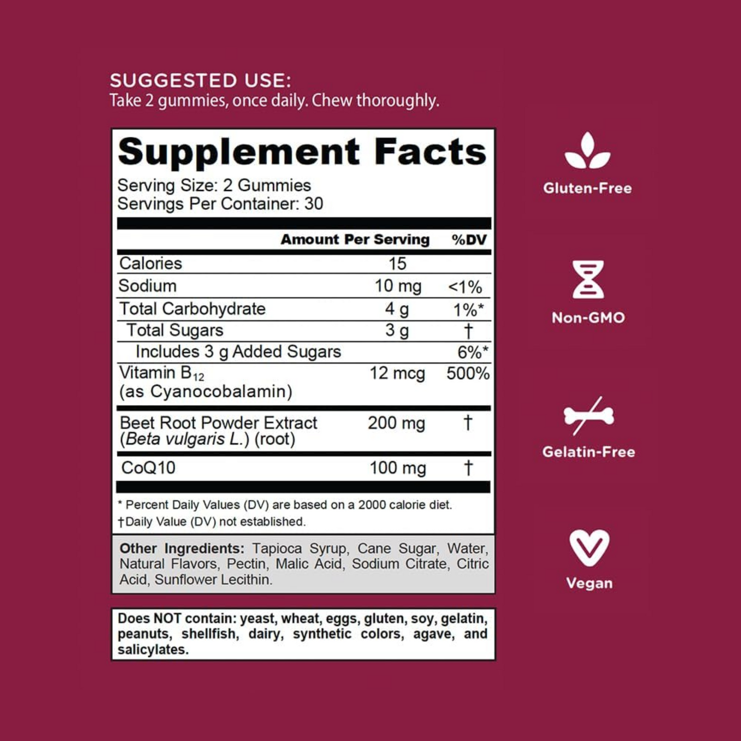 Goli Beets Cardio Gummies