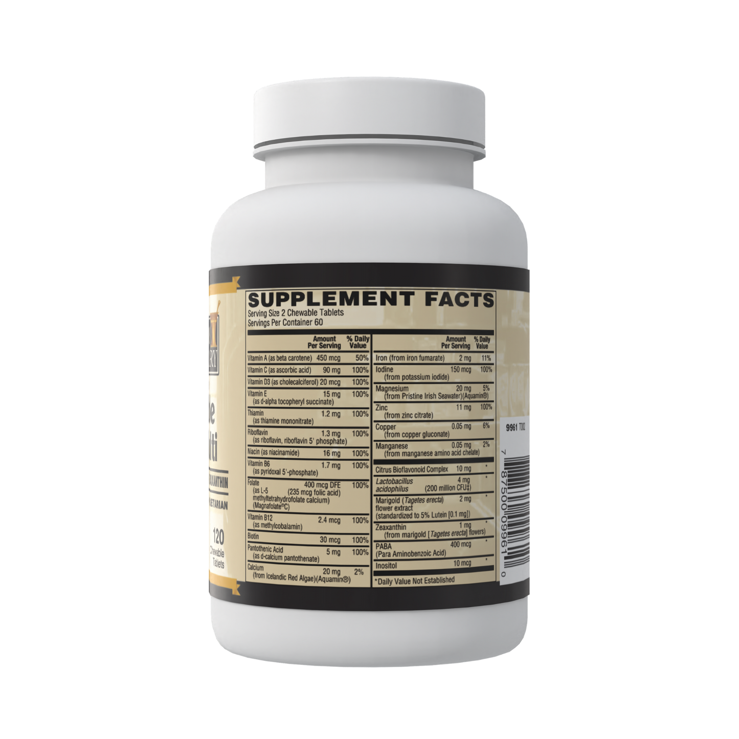 Coenzymated Kids Chewable Multi 120c