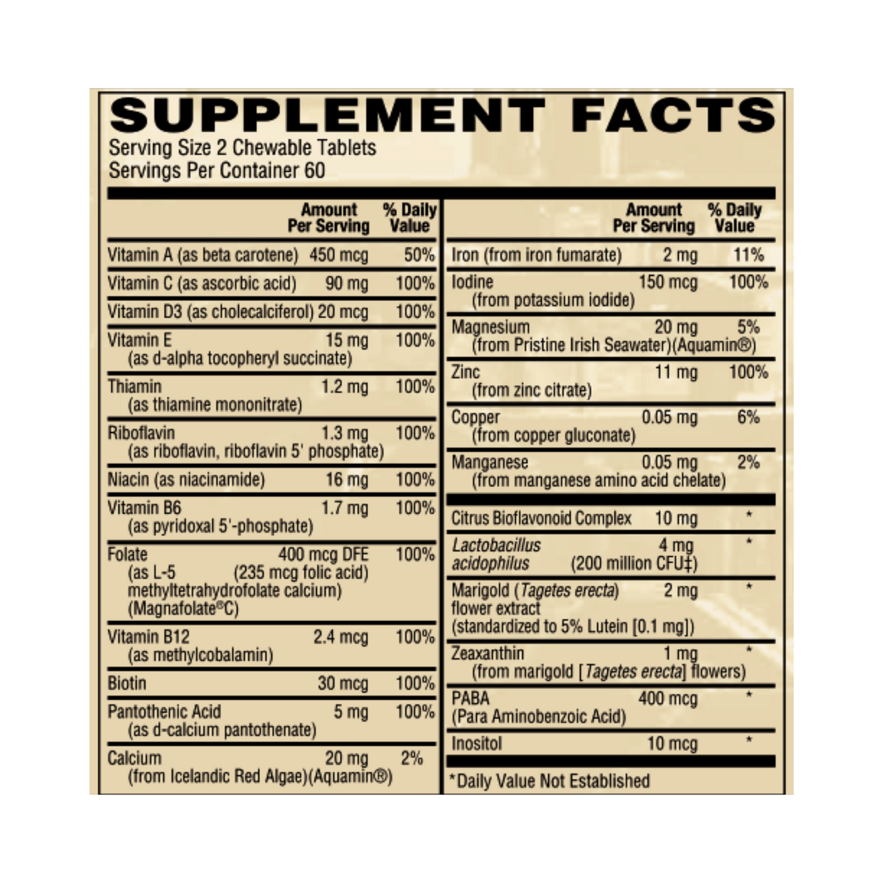 Coenzymated Kids Chewable Multi 120c