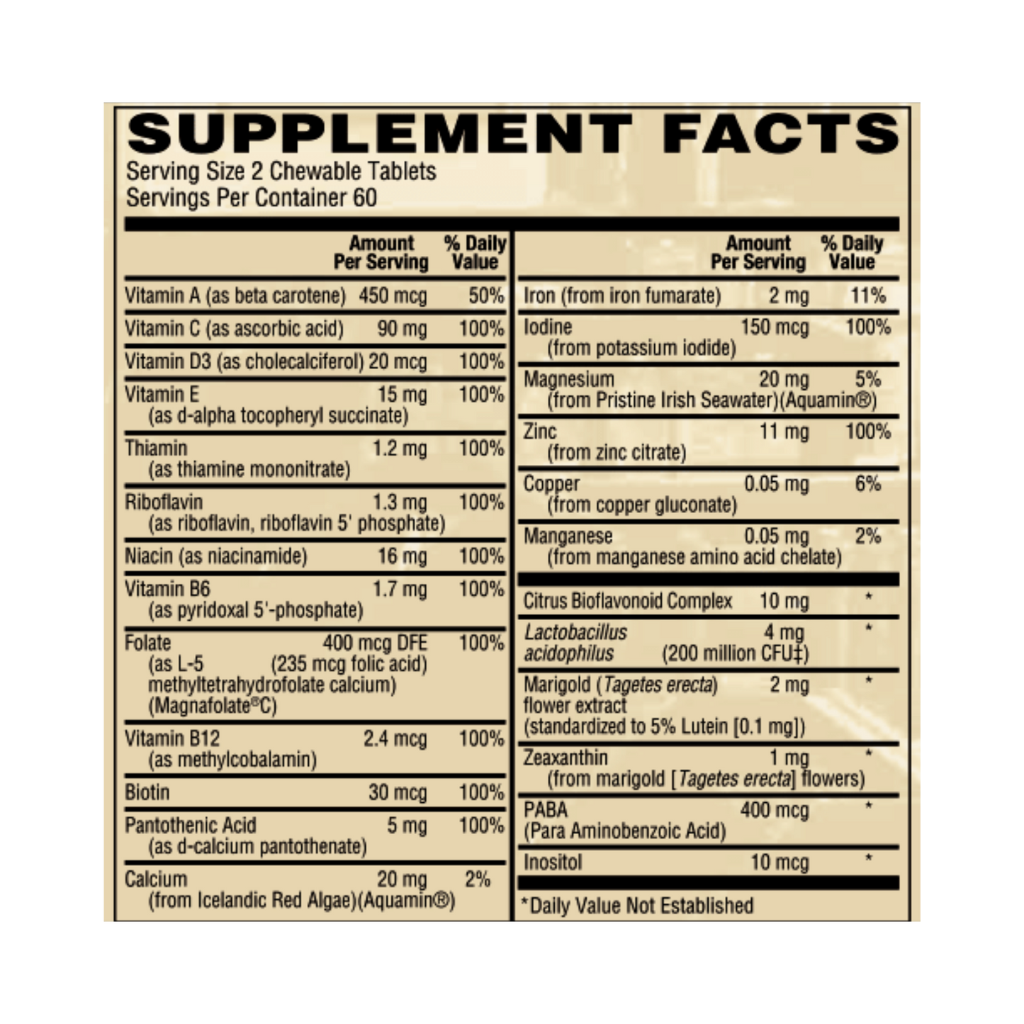 Coenzymated Kids Chewable Multi 120c