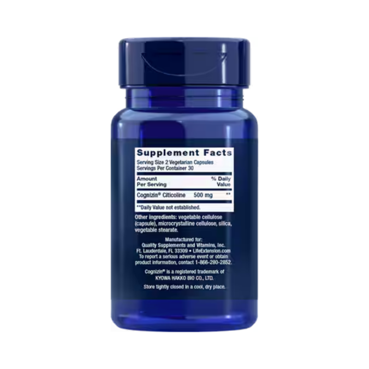 Life Extension Citicoline (CDP-Choline)