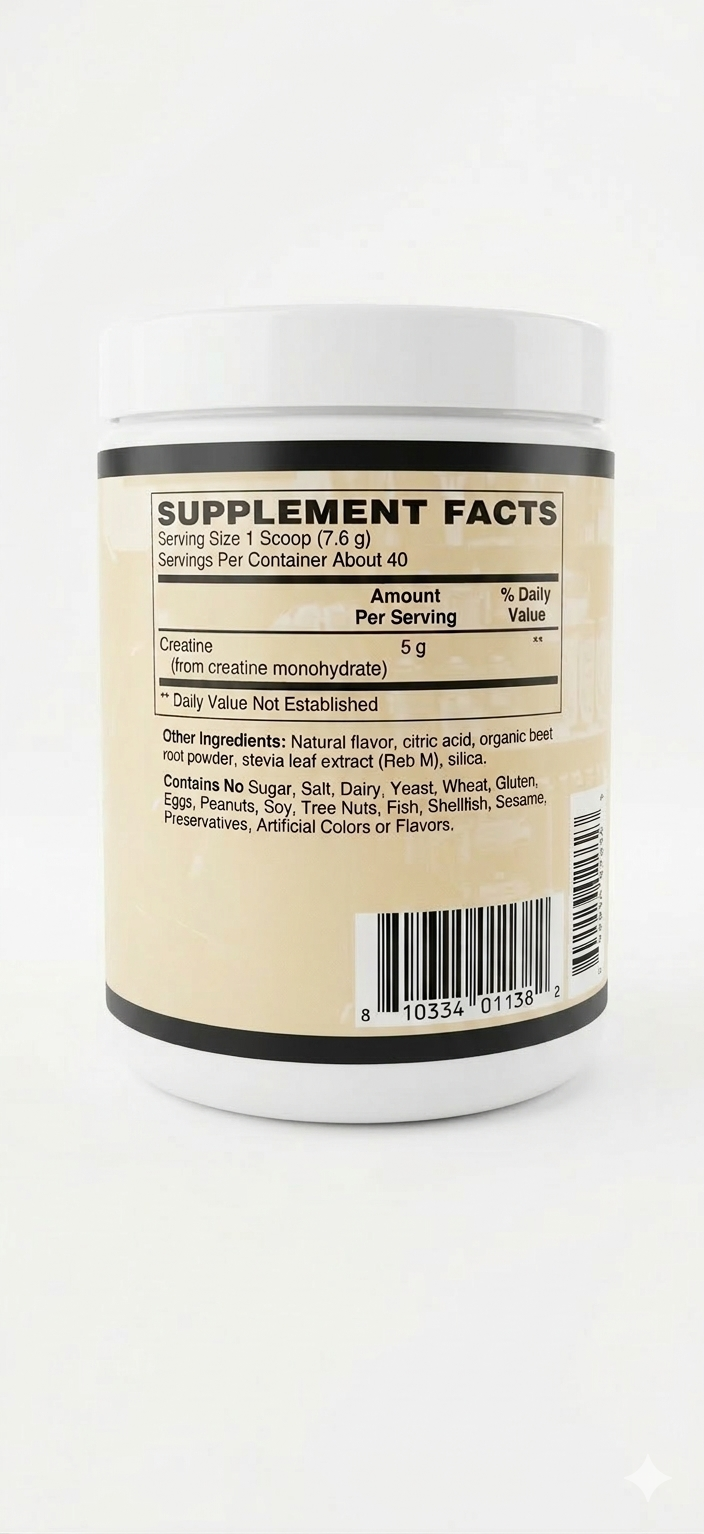 Micronized Creatine Monohydrate 10.72oz