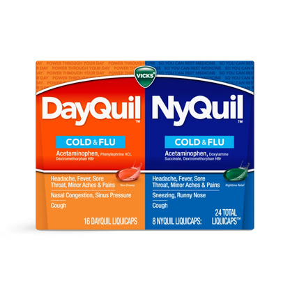 DayQuil and NyQuil Cough, Cold & Flu Relief LiquiCaps Co-Pack
