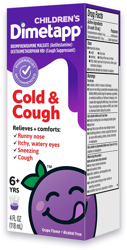 Dimetapp Rash Dimetapp Children's Cough & Cold – Chambers Apothecary
