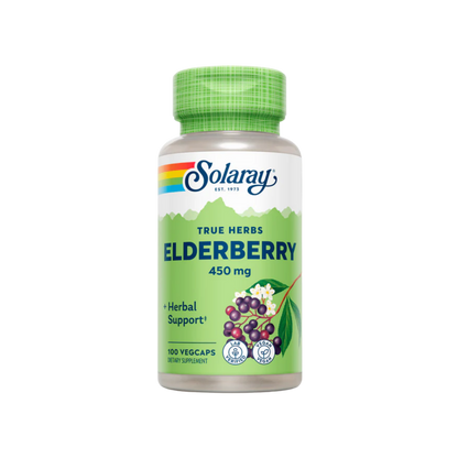 Solaray Elderberry Berry & Flower 450mg
