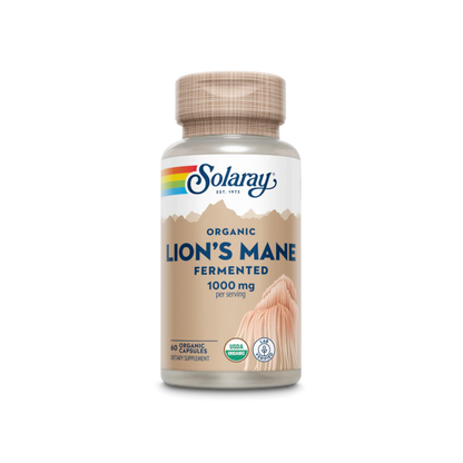 Solaray Fermented Lion's Mane Mushroom 1000mg