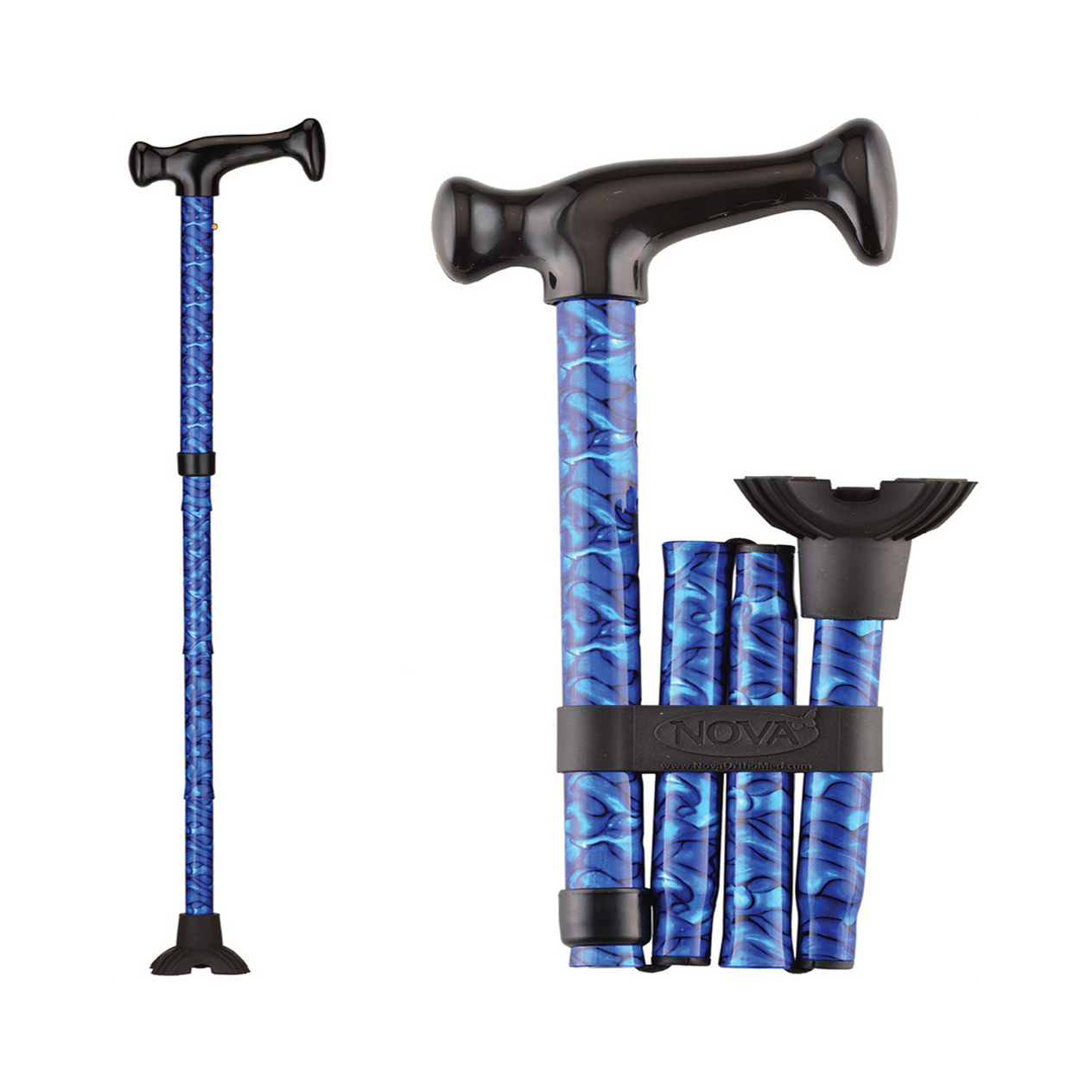 Foldable Cane - Quad