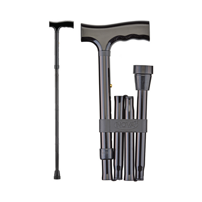 Folding Cane Wood Grip