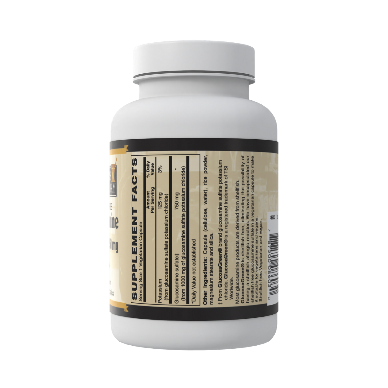 Shellfish free Glucosamine Sulfate 90c