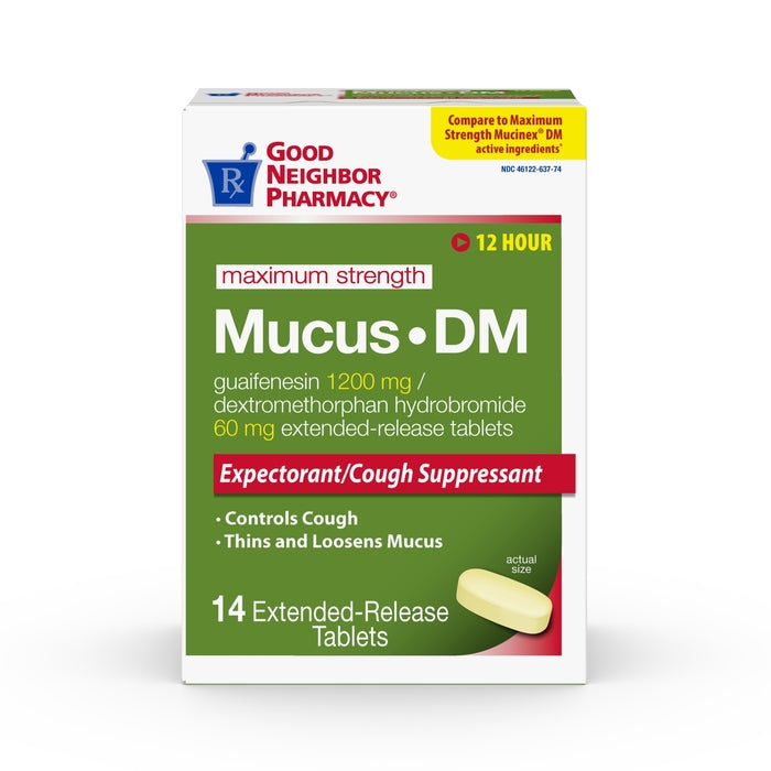 GNP Mucus DM Max Strength 14 Tablets