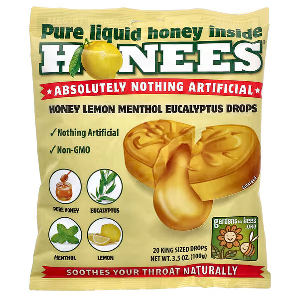 Honees- Honey, Lemon, Menthol, & Eucalyptus
