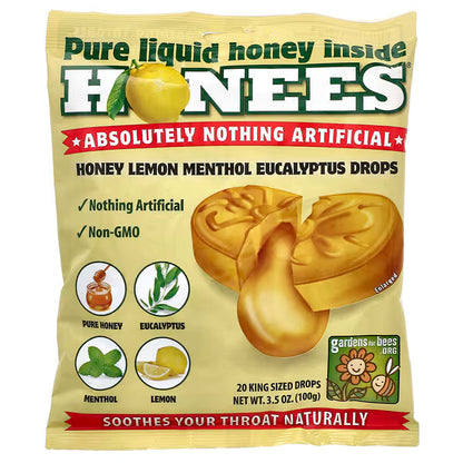 Honees- Honey, Lemon, Menthol, & Eucalyptus