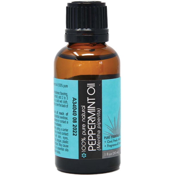Humco 100% Pure Peppermint Oil. Pure & Natural Essential Peppermint Oil.
