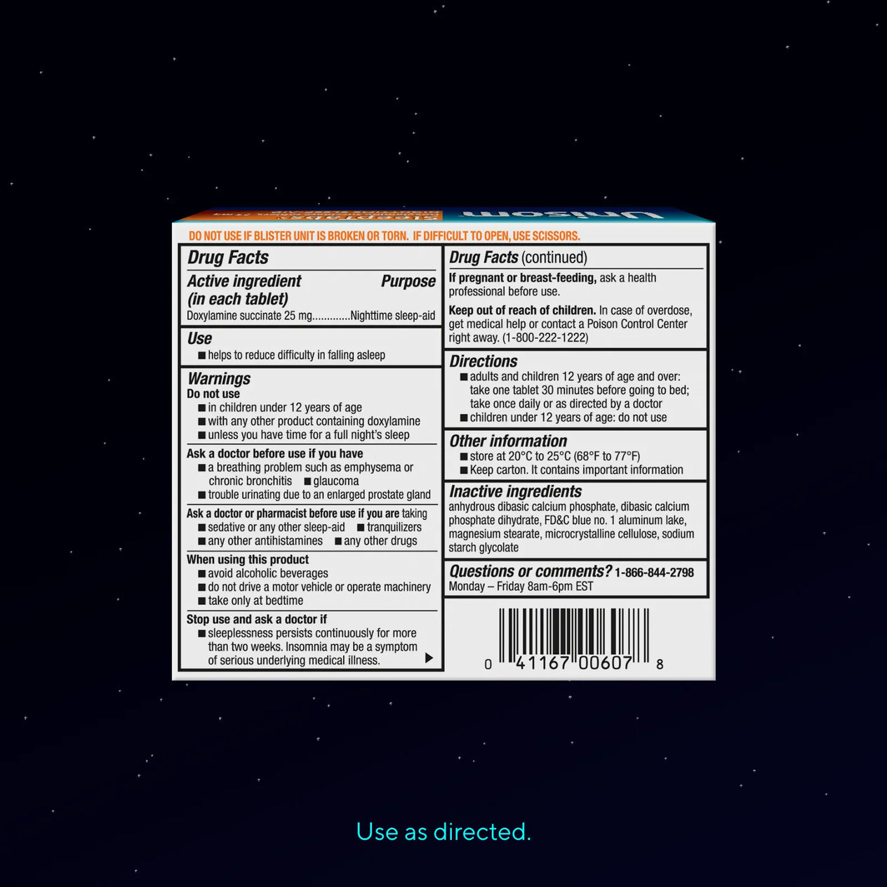 Unisom Sleep Tabs