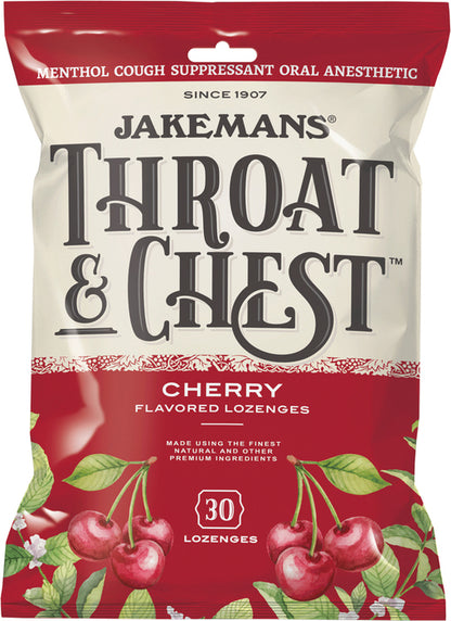 Jakeman's Throat and Chest Cherry Lozenges