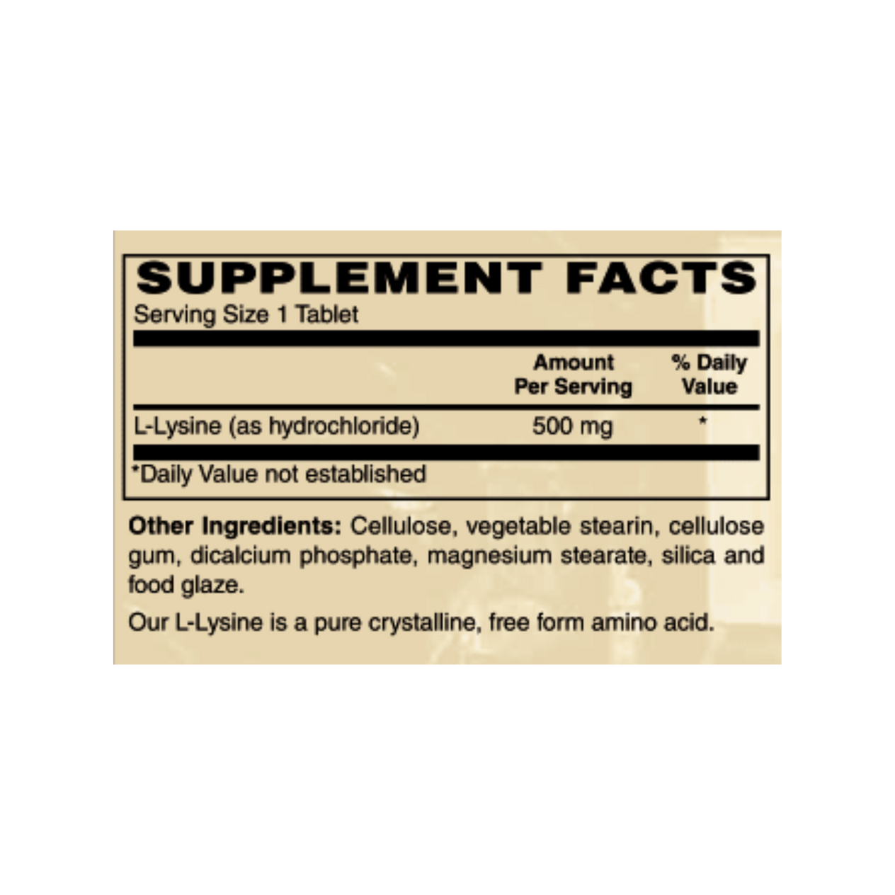 L-Lysine 100c