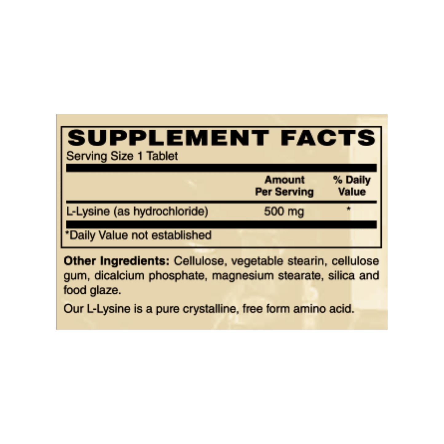 L-Lysine 100c