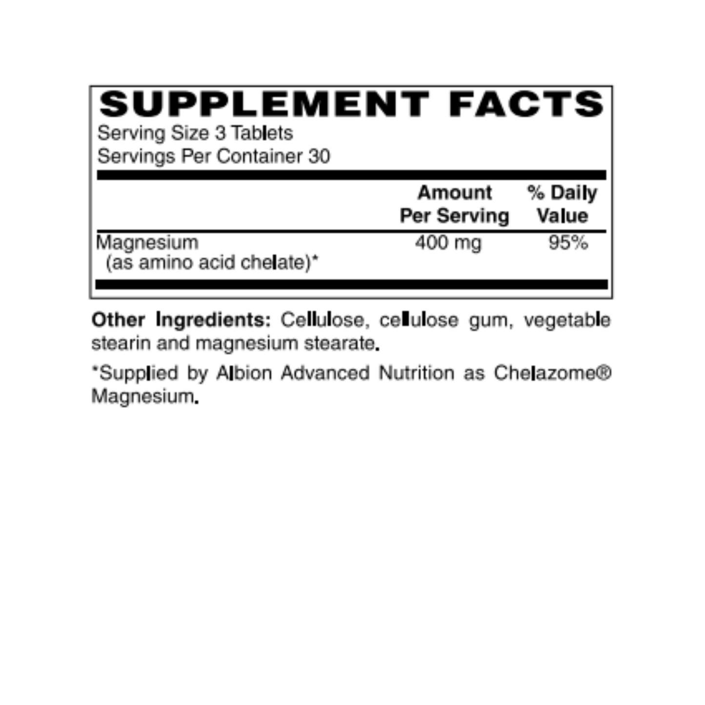 Gold Standard Magnesium Chelates